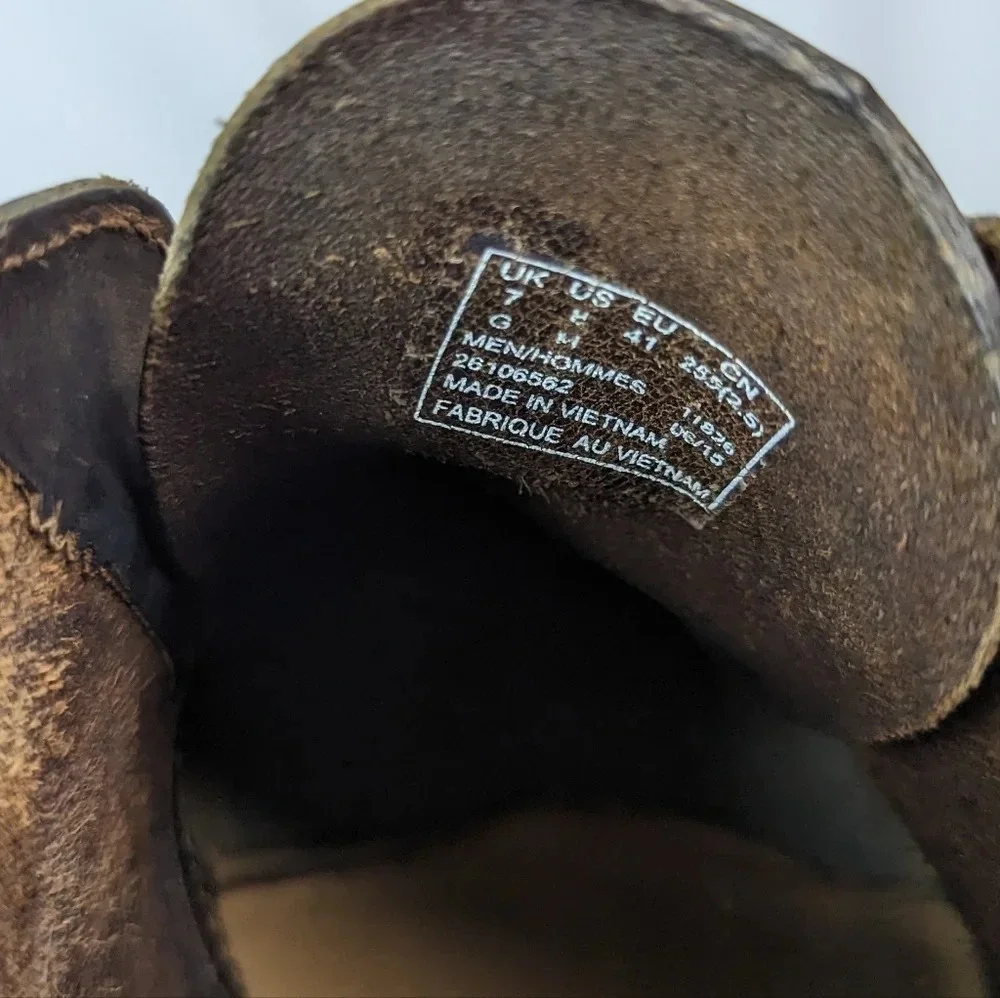 Clarks 8 Originals Desert Chukka Boots Brown Leather Beeswax Lace Up Dress Shoes